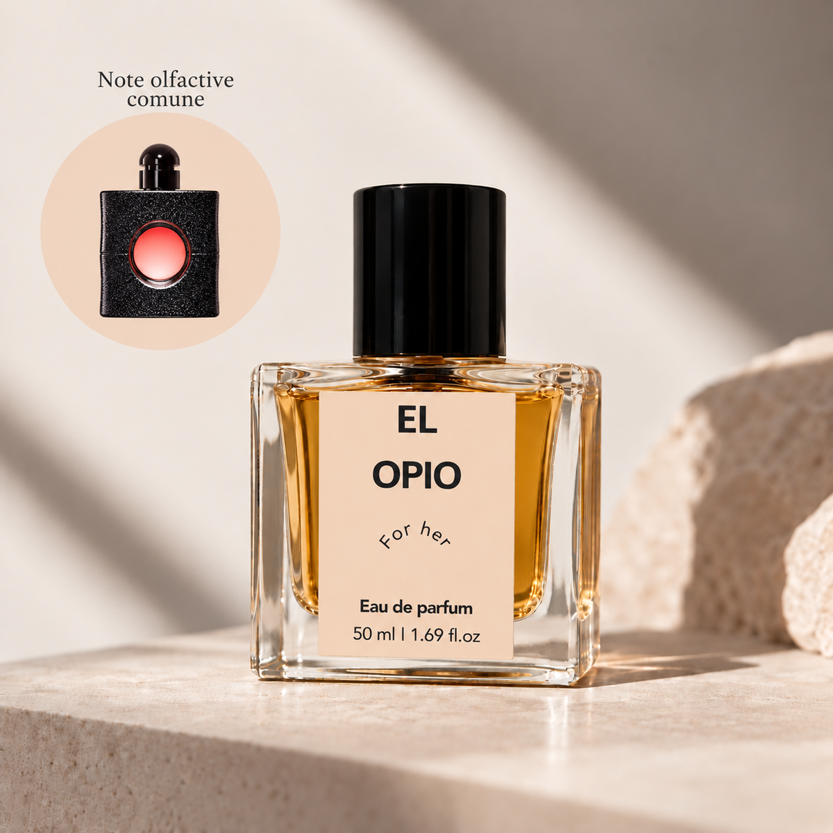 EL OPIO by EBRIA · Inspirat de Black Opium YSL · 50 ml
