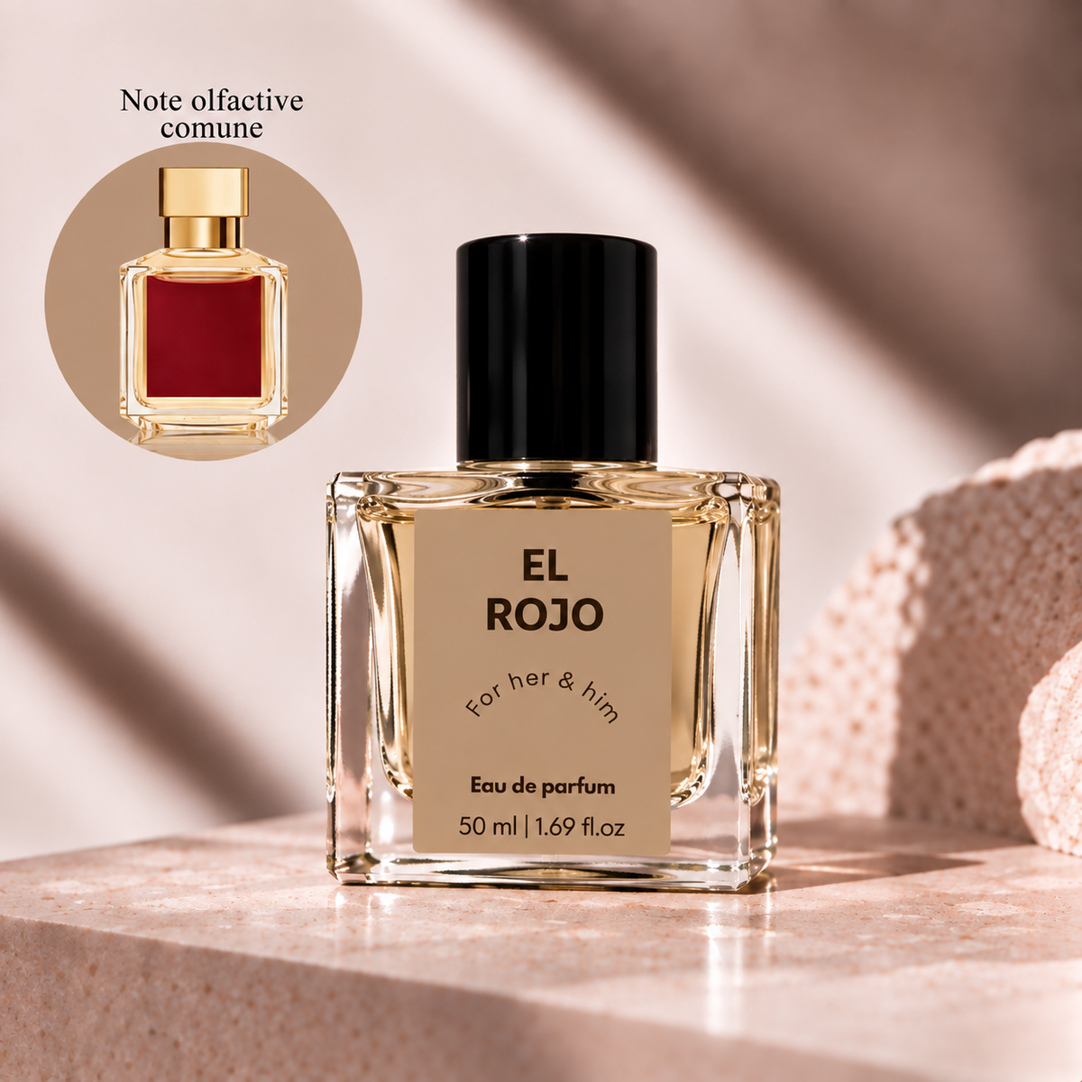 EL ROJO by EBRIA · Inspirat de Baccarat Rouge 540 · 50 ml