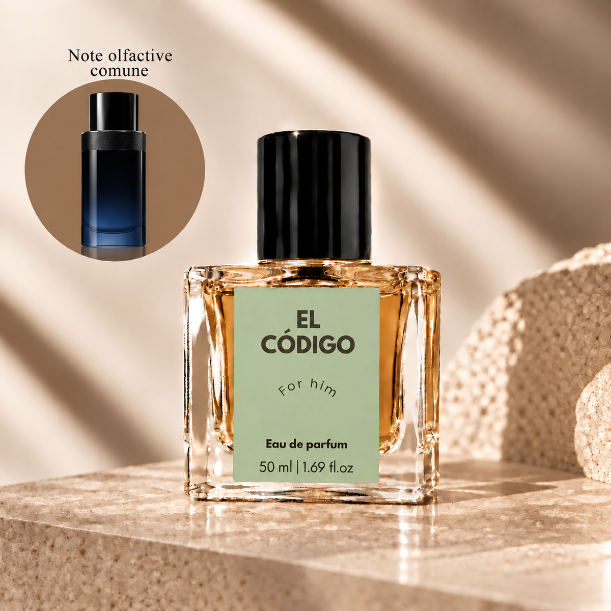 Parfum EL CÓDIGO by Ebria, 50 ml, inspirat din ARMANI CODE