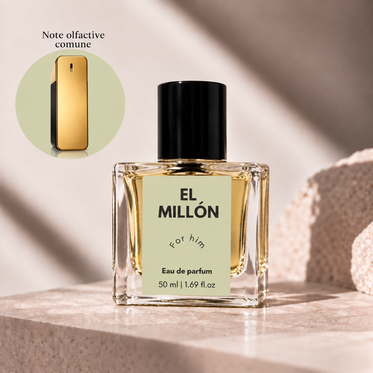 EL MILLÓN by EBRIA · Inspirat de 1 Million Rabanne · 50 ml