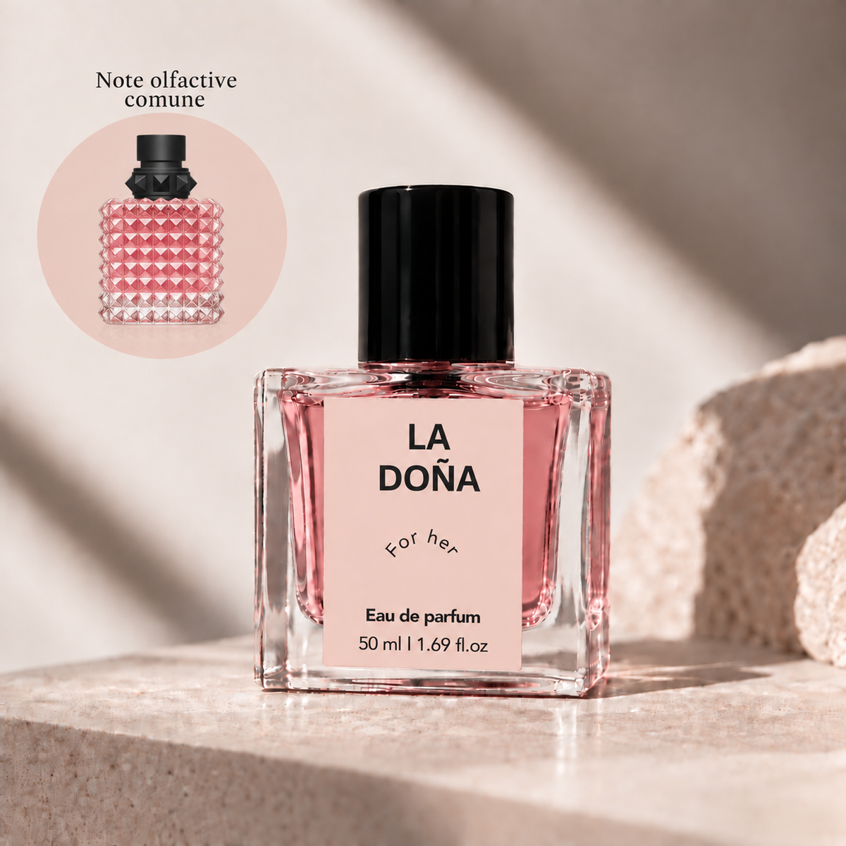 Parfum LA DOÑA by Ebria, 50 ml, inspirat din BORN IN ROMA DONNA EXTRADOSE - VALENTINO.